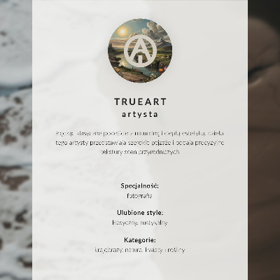 Wandposter Nebliger Herbstwald, Birken, gelbe Blätter
