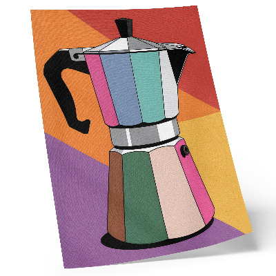 Wandposter Kontrastreiche Farben, ausdrucksstarker Stil, gelungene Kombination