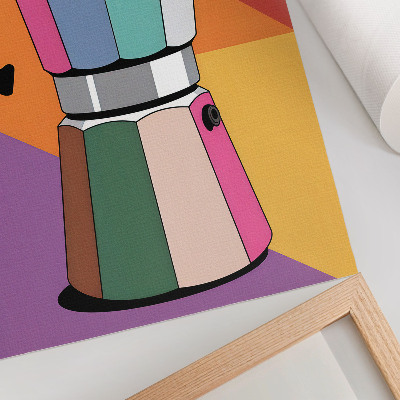 Wandposter Kontrastreiche Farben, ausdrucksstarker Stil, gelungene Kombination
