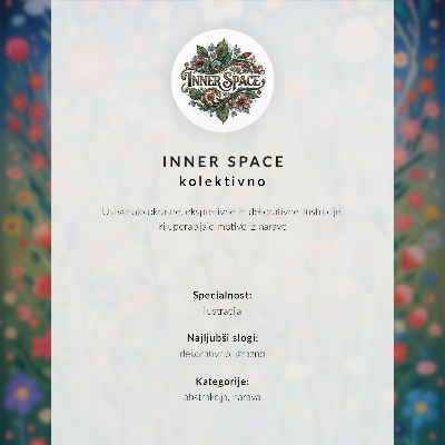 Wandposter Wunderschöne Blumen vor dem Sternenhimmel