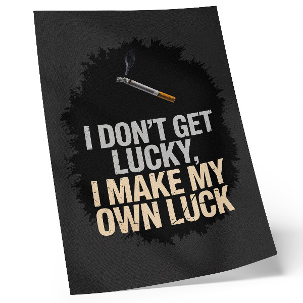 Kunstdruck leinwand Motivierender Slogan: Minimalistisches Design