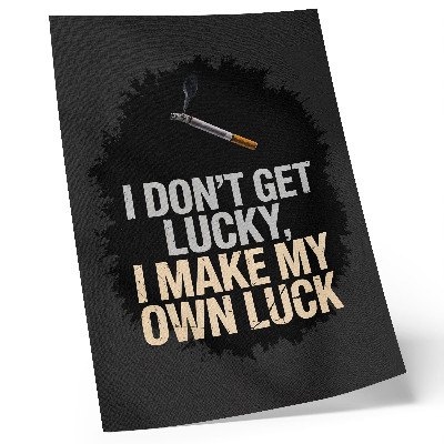 Kunstdruck leinwand Motivierender Slogan: Minimalistisches Design