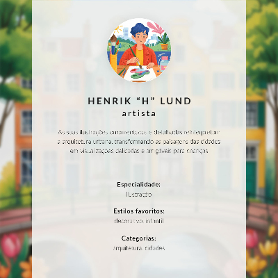 Wandposter Farbenfrohe Gebäude, ruhiges Wasser, mildes Klima