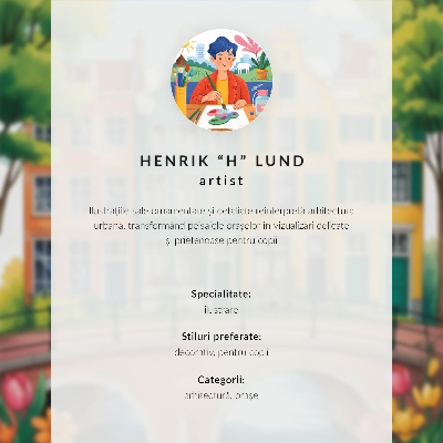 Kunstdruck leinwand Bunte Häuser und Blumen, idyllische Atmosphäre