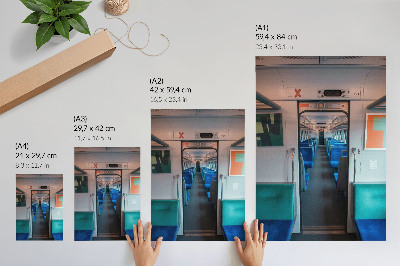Poster Moderne geometrische Innenarchitektur harmonisch