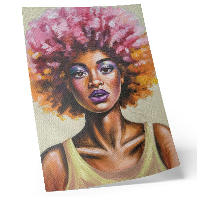 Wandposter Leuchtende Farben, ausdrucksstarke Figur, starker Gesichtsausdruck
