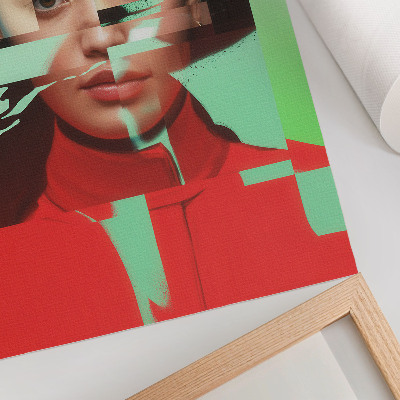 Poster Fragmentierte Sicht auf die Pop-Art-Moderne