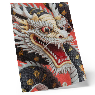 Poster Dekorativer Drache mit aufwendigen Details