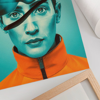 Wandposter Kontrastierende Farben, Surrealismus, dynamische Formen