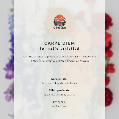 Wandposter Fantastische Atmosphäre, magische Gestalt, Eiskristalle