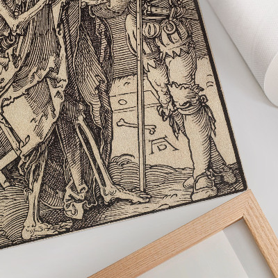 Wandposter Tod und Landsquenet (1510) von Albrecht Dürer