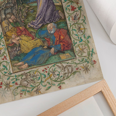 Kunstdruck leinwand Christus auf dem Ölberg (1508 und 1580er Jahre) von Albrecht Dürer und Georg Mack dem Älteren