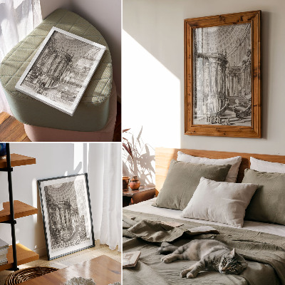 Wandposter Alter Tempel – Giovanni Battista Piranesi