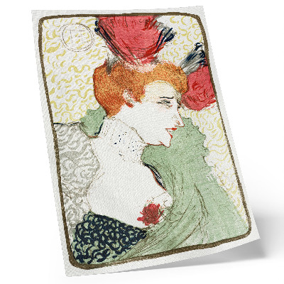 Wandposter Büste der Miss Lender (1895), hochauflösender Druck von Henri de Toulouse-Lautrec