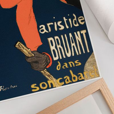 Poster Die Botschafter von Aristide Bruant dans son cabaret 1892 hochauflösender Druck von Henri de Toulouse-Lautrec