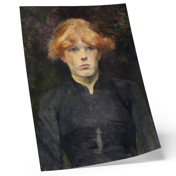Kunstdruck leinwand Carmen (ca. 1884), hochauflösendes Gemälde von Henri de Toulouse-Lautrec