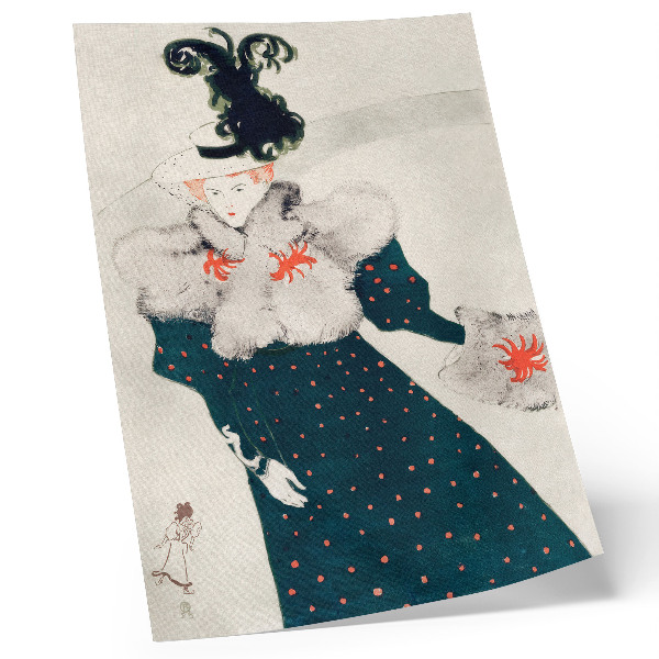 Wandposter La revue blanche (1895) hochauflösender Druck von Henri de Toulouse-Lautrec
