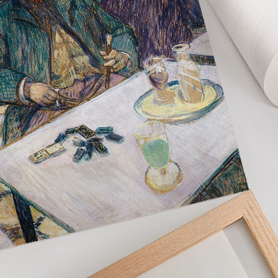 Kunstdruck leinwand Herr Boileau im Café (1893) – ein hochauflösendes Gemälde von Henri de Toulouse-Lautrec