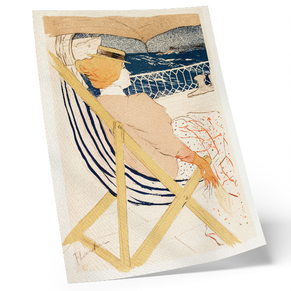 Wandposter La Passagère du 54 (1896) hochauflösender Druck von Henri de Toulouse-Lautrec
