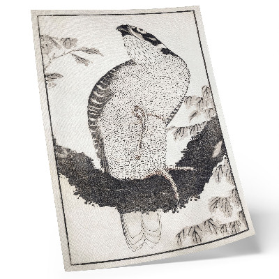 Kunstdruck leinwand Katsushika Hokusais Vogel aus dem Skizzenalbum (1814), japanischer Holzschnitt aus der Antike