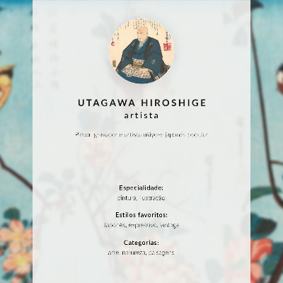 Wandposter Höhleneingang auf der Insel Enoshima in der Provinz Sagami, Nr. 15, von Utagawa Hiroshige