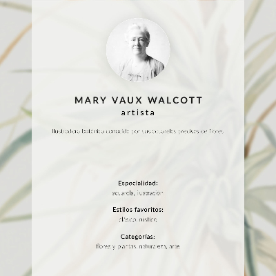 Poster Wilde Ananas (Tillandsia fasciculata) (1921) von Mary Vaux Walcott