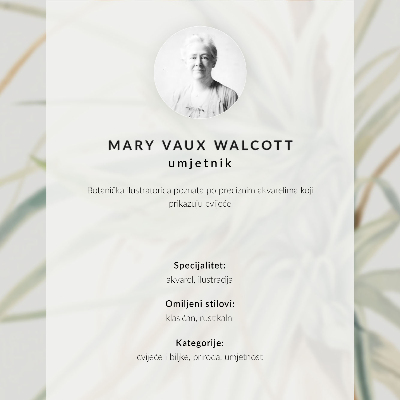 Poster Wilde Ananas (Tillandsia fasciculata) (1921) von Mary Vaux Walcott