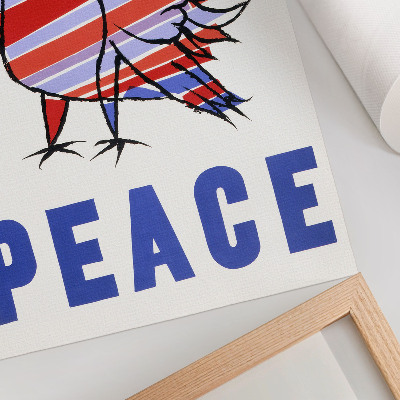 Kunstdruck leinwand McCarthy Peace (1968) mit Vogel von Ben Shahn