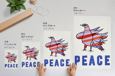 Kunstdruck leinwand McCarthy Peace (1968) mit Vogel von Ben Shahn