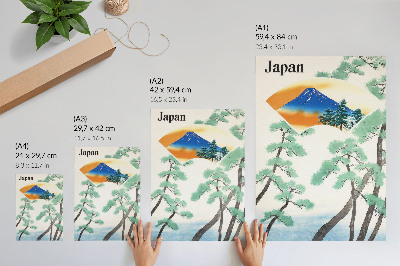 Kunstdruck leinwand Reisen der Japanischen Staatsbahn (1930), historische Illustration