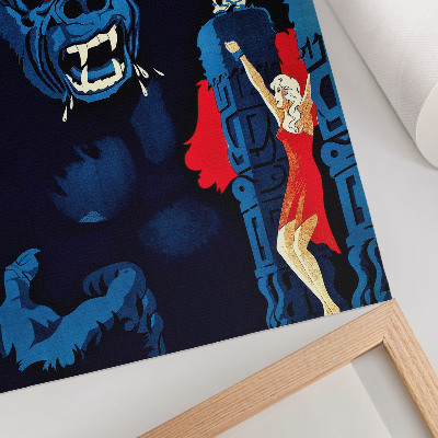 Poster Dänisches Filmplakat für King Kong (1933)