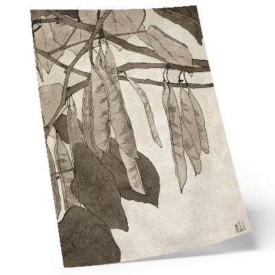 Wandposter Der rote Wurm (1915) von Hannah Borger Overbeck