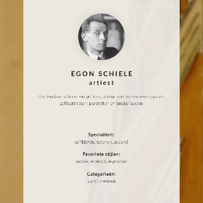 Kunstdruck leinwand „Der Schelm“ (1910), ein hochauflösendes Gemälde von Egon Schiele