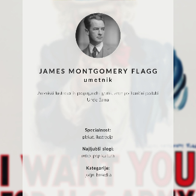 Poster Steckbrief für amerikanische Soldaten, eine ästhetische Lithografie von James Montgomery Flagg