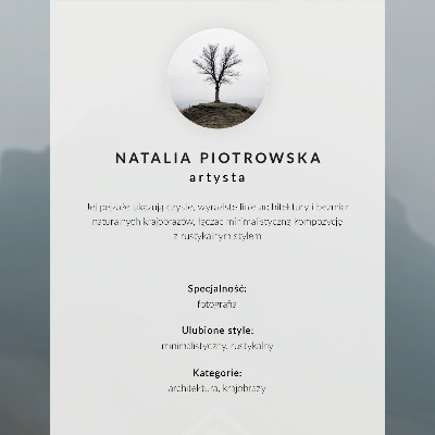 Poster Ein minimalistisches Winterhaus vor der Kulisse von Schnee