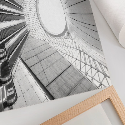 Poster Minimalistische futuristische Innenarchitektur