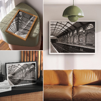 Poster kunstdruck Die Eleganz urbaner Architektur, Licht und Schatten