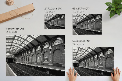 Poster kunstdruck Die Eleganz urbaner Architektur, Licht und Schatten