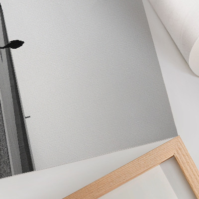 Poster Minimalistische Silhouette, starke Schatten, moderner Raum