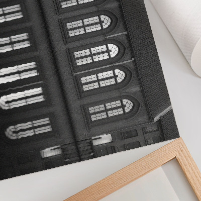 Poster Symmetrie, Spiegelung, architektonische Eleganz, Harmonie