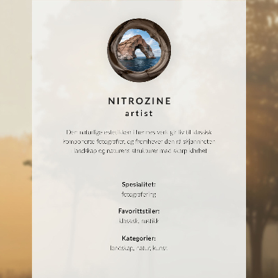 Poster Ein nebliger Morgen am See mit Spiegelungen der Natur