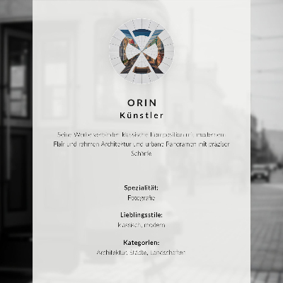 Poster Die Brücke vor dem Hintergrund der untergehenden Sonne und der Stadt