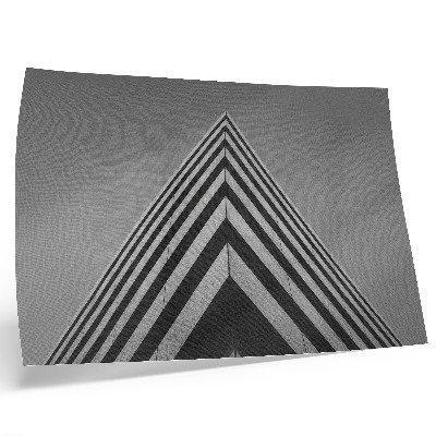 Kunstdruck poster Symmetrie, Linien, Monochromie, dynamische Komposition
