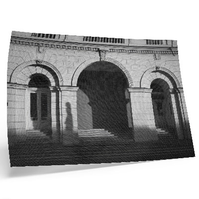 Poster Elegante Architektur, klassische Bögen, Schatten