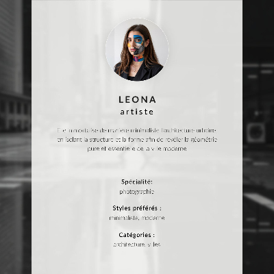 Poster kunstdruck Spiegelungen von Gebäuden in Pastelltönen