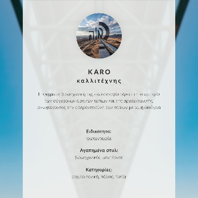 Kunstdruck poster Moderne Architektur mit Wasserweg