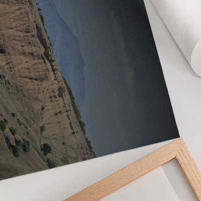 Poster kunstdruck Weite Täler, Klippen, Berge – Naturlandschaft