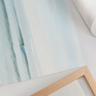 Poster Ozeanwellen, Surfer, Ruhe, Minimalismus