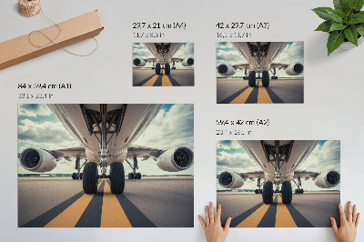 Kunstdruck poster Einzelhandel für Flugzeugfahrwerke Sky Dynamics