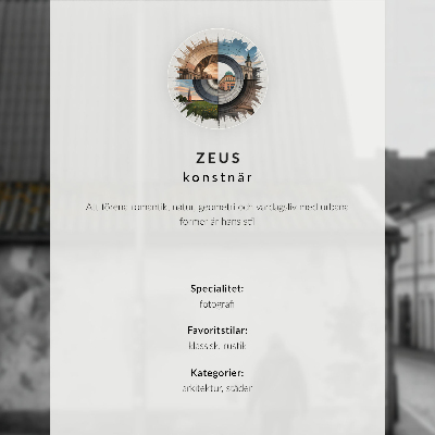 Kunstdruck poster Kanal, Brücke, Bäume, Gebäude, Fahrrad, Blumen